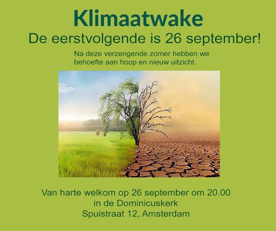 Bericht Klimaatwake : de volgende is op 26 september bekijken