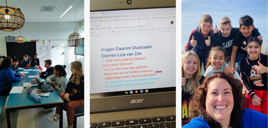 Bericht 'Duurzaam' interview door kids basisschool Noorderbreedte bekijken